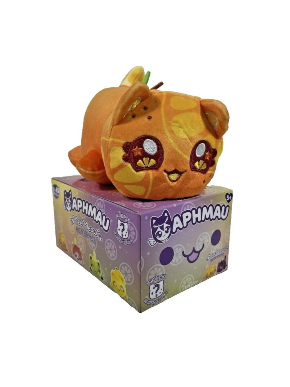 Aphmau MeeMeows ORANGE Fruit Cat 6" Plush Limited Edition